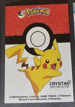 SNORLAX - POKEMON CRYSTAL CARD COLLECTION CRACKED ICE HOLO - Image 2