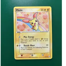 Pokemon Plusle Hidden Legends 69/101 Common 50 HP Regular English Card 2004 - Image 1