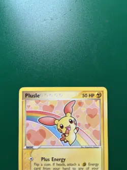 Pokemon Plusle Hidden Legends 69/101 Common 50 HP Regular English Card 2004 - Image 2