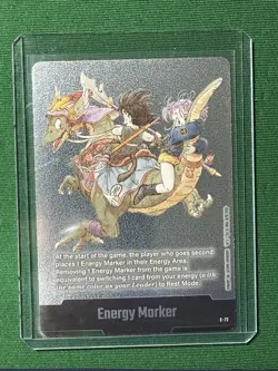 Energy Marker Silver E-72 Fusion World Dragon Ball Card SB02 Bandai - Image 3