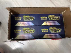 Empty Pokemon Surging Sparks ETB Case - OPENED No Cards Included, No Packs - Image 1