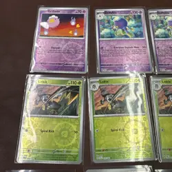 Pokemon SCR Lot Of 16 Reverse Holo Cards, Common And Uncommon, Some Duplicates - Image 2