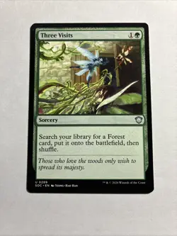 Three Visits - Commander: Secrets of Strixhaven MTG Plus Bonus Rare!!! - Image 1