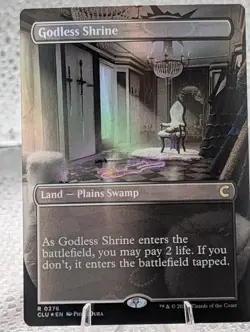 Godless Shrine (Borderless) Ravnica: Clue Edition Foil R 0276 - Image 1