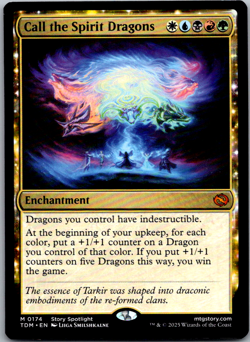 Call the Spirit Dragons English Tarkir: Dragonstorm M 174 - Image 1