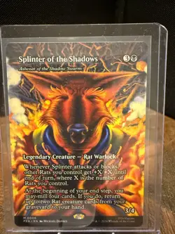 Splinter of the Shadows - Ashcoat of the Shadow Swarm (Borderless) M Teenage Mut - Image 1