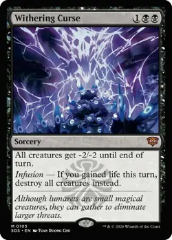 Withering Curse - 0,50 $ DSCNT PER ADD-ON - MTG - 105 - SOS - Image 1