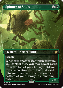 MTG FOIL Spinner of Souls FDN #341 Rare - Image 1