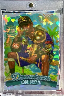 Kobe Bryant Lakers SP Cracked Ice Holographic Trading Cards 11 Card Lot Fan Art - Image 4
