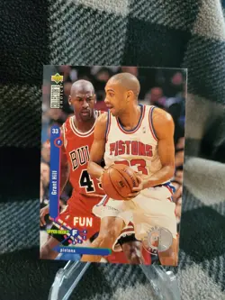 1995-96 Upper Deck Collector's Choice - Fun Facts Michael Jordan, Grant Hill... - Image 1