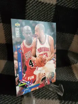 1995-96 Upper Deck Collector's Choice - Fun Facts Michael Jordan, Grant Hill... - Image 2