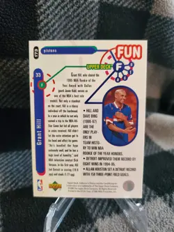 1995-96 Upper Deck Collector's Choice - Fun Facts Michael Jordan, Grant Hill... - Image 3