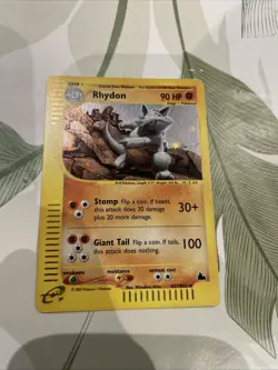 Rhydon - H27/H32 - Pokemon Skyridge 2003 - Holo Rare Card MP - Image 1