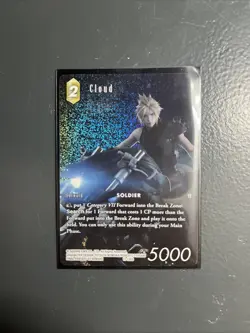 Cloud 11-136S Full Art Foil Card Opus XI Final Fantasy TCG FFTCG - Image 1