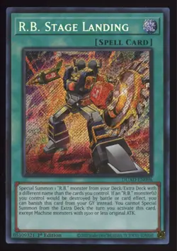 Yu-Gi-Oh! R.B. Stage Landing #DUAD-EN096 Duelist's Advance Secret Rare - Image 1