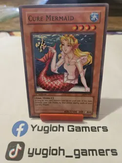 Yu-Gi-Oh Cure Mermaid LON 1st Edition Common Light Played - Image 1