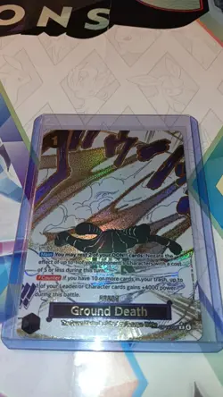 One Piece OP14 Alt Art Event Ground Death Azure Sea’s Seven English - Image 1