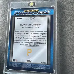 Topps Prized Prospects 2025 Konnor Griffin Pittsburgh Pirates #PP-17 - Image 2