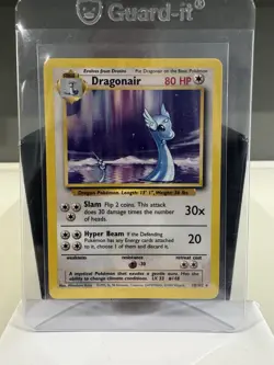 Pokemon TCG Dragonair 18/102 Base Non-Holo Rare Card Unplayed NM Mint - Image 1
