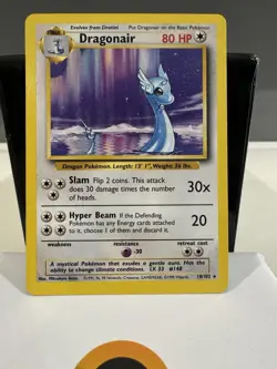 Pokemon TCG Dragonair 18/102 Base Non-Holo Rare Card Unplayed NM Mint - Image 2