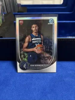 2025-26 Bowman Basketball #BCV-17 Joan Beringer Red RC CHROME VARIATION - Image 1