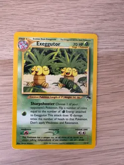 Pokemon Exeggutor TCG 13/18 Southern Islands WOTC Non-Holo Card 2001 Promo - Image 1