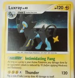 Luxray 3/17 Rare Holo Pop Series 8 Promo LP - Image 4