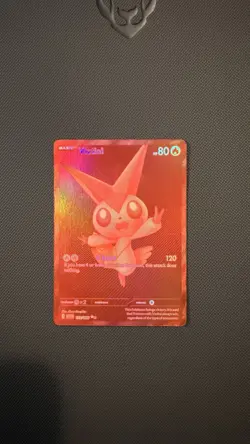 Pokemon Victini 172/086 Sv: White Flare Black White Rare Holo 80 HP Card - Image 1