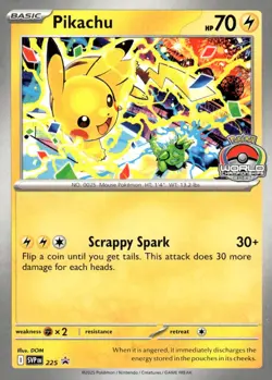 Pikachu - (World Championship 2025) Promo SV: Scarlet & Violet Promo Cards 225 N - Image 1