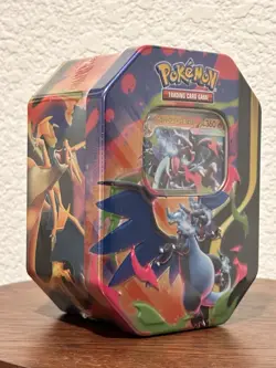 Pokemon TCG: Mega Charizard X EX Tin – Sealed Booster Packs + Promo Card - Image 2