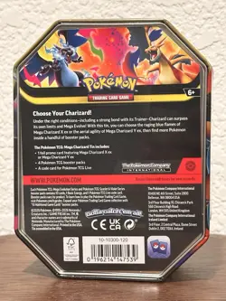 Pokemon TCG: Mega Charizard X EX Tin – Sealed Booster Packs + Promo Card - Image 3