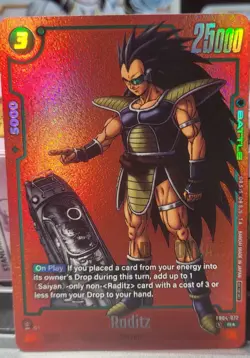 Raditz FB04-072 Dragon Ball Fusion World Card Foil Promo Edition - Image 1