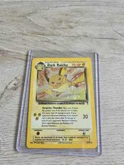 Pokemon Dark Raichu Holo Rare TCG Card Legendary Collection 7/110 ungraded - Image 1