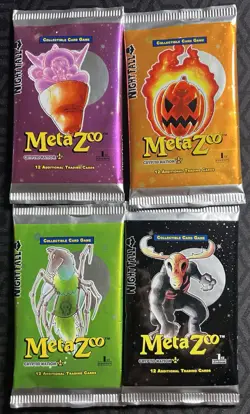 Metazoo Games Nightfall 1st Edition TCG x4 Booster Pack Lot Set CCG (x48 Cards) - Image 1
