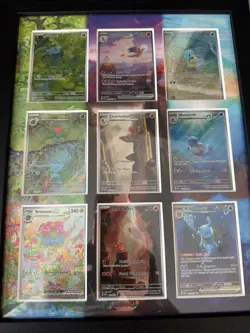 Pokemon TCG 151 9 evolution Line Raw Cards in extended art Frame (Ridanco) - Image 1