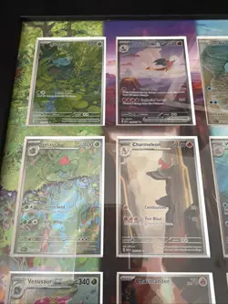 Pokemon TCG 151 9 evolution Line Raw Cards in extended art Frame (Ridanco) - Image 2
