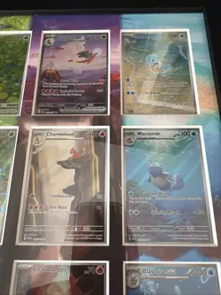 Pokemon TCG 151 9 evolution Line Raw Cards in extended art Frame (Ridanco) - Image 3