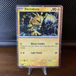 Electabuzz Cosmos Holo 125/165 Pokemon Trading Card TCG Scarlet & Violet 151 NM+ - Image 1