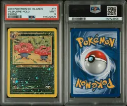 Pokemon TCG Vileplume 17/18 PSA 9 Southern Islands Reverse Holo Promo Card 2001 - Image 3