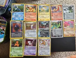 Pokemon TCG 13 Card Lot Vaporeon, Flareon, Jolteon, Ho-Oh Team Rocket Returns - Image 1