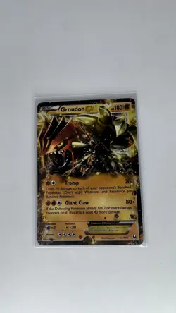 Groudon EX Ultra Rare Holo 54/108 Dark Explorers 180 HP Pokemon TCG Card - Image 1