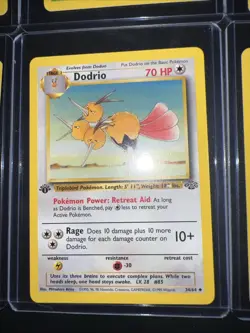 Vtg. 1st Ed. Pokemon Cards Dodrio, Exeggutor, Gloom, Parasect, Butterfree - Image 3