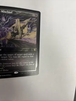 Imp’s Mischief Foil Etched Card #0514 MTG LP - Image 2
