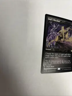 Imp’s Mischief Foil Etched Card #0514 MTG LP - Image 5
