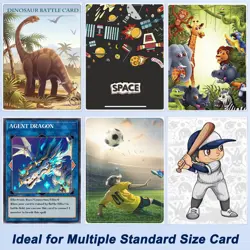500 Counts Card Sleeves for Trading Cards, Soft Penny 500 PCS, White - Image 5