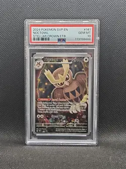 Noctowl 141 Sv: Scarlet & Violet Promo Cards Holo PSA 10! - Image 1