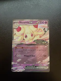 Alcremie ex 075/159 Holo Journey Together Stamped Promo Pokemon Card - Image 1