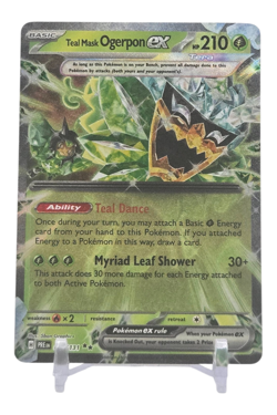 Teal Mask Ogerpon EX 012/131 Temporal Forces Tera Ultra Rare Pokemon Card NM - Image 1