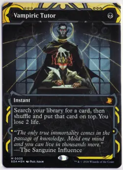 Vampiric Tutor Secrets of Strixhaven: Mystical Archive FOIL - Image 1