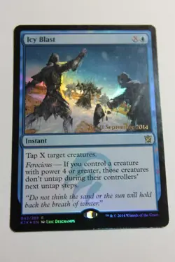 MTG Icy Blast x1-Foil -Khans of Tarkir Promos-Lightly Played - Image 1